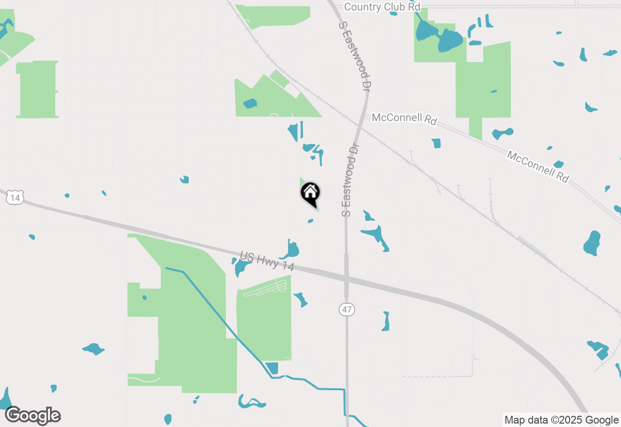 Map of 2007 Edgewood Drive, Woodstock, IL 60098