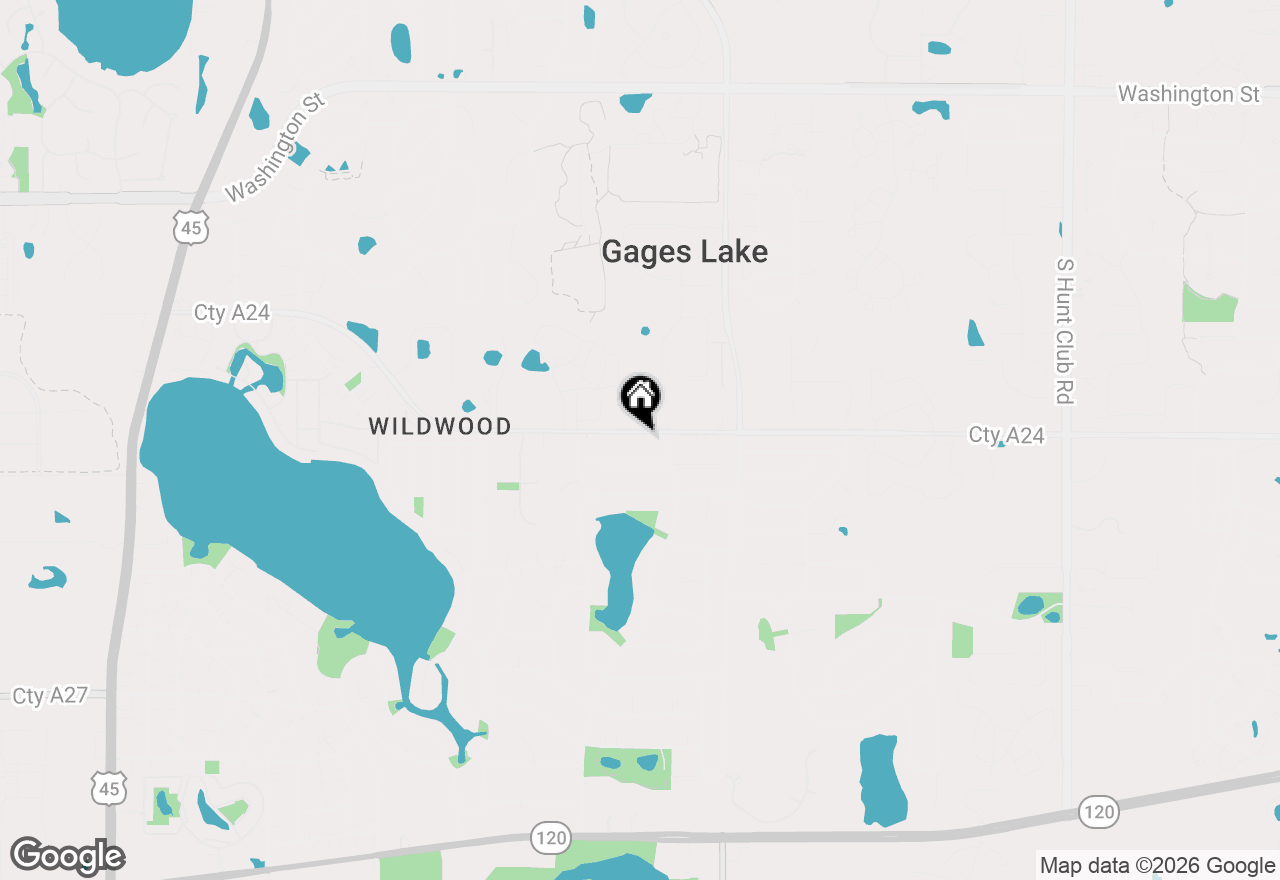 Map of 17931 W Gages Lake Road, Grayslake, IL 60030