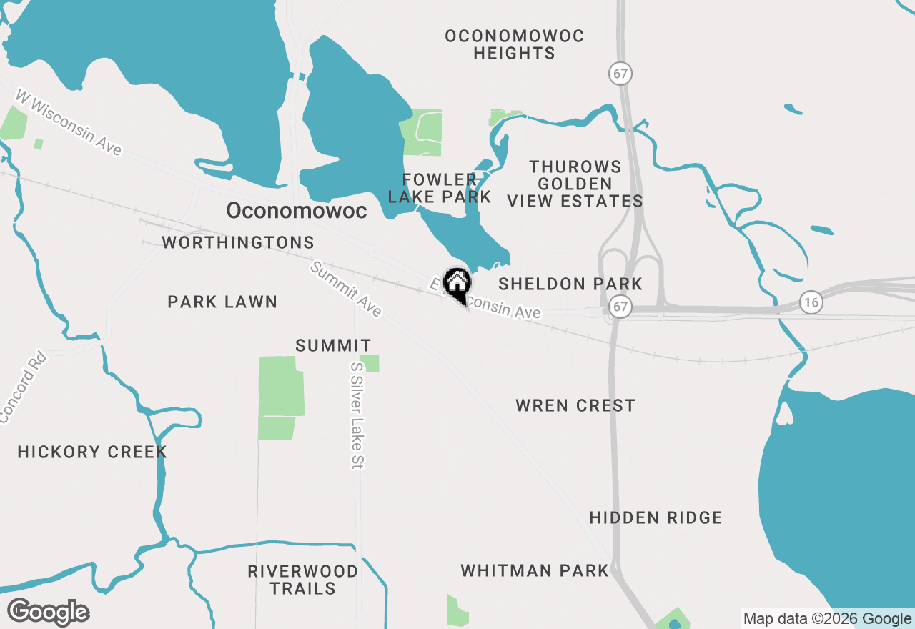 Map of 428 S Lyman St, Oconomowoc, WI 53066