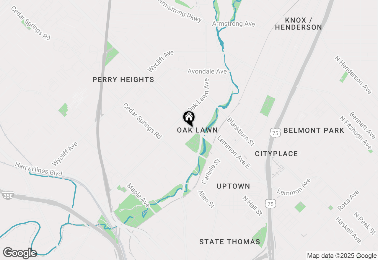 Map of 3400 Welborn Street #404, Dallas, TX 75219