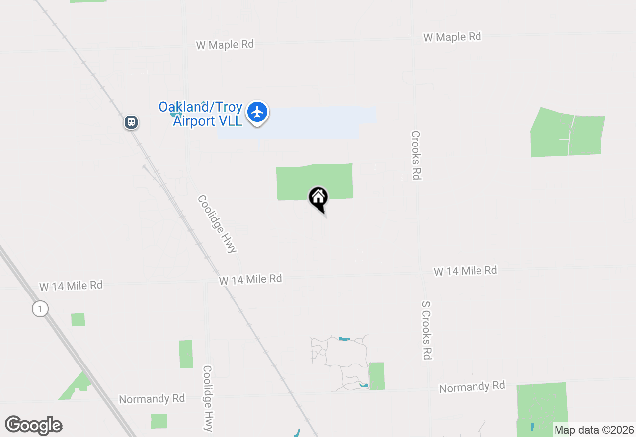 Map of 2445 Torquay Avenue #209, Royal Oak, MI 48073