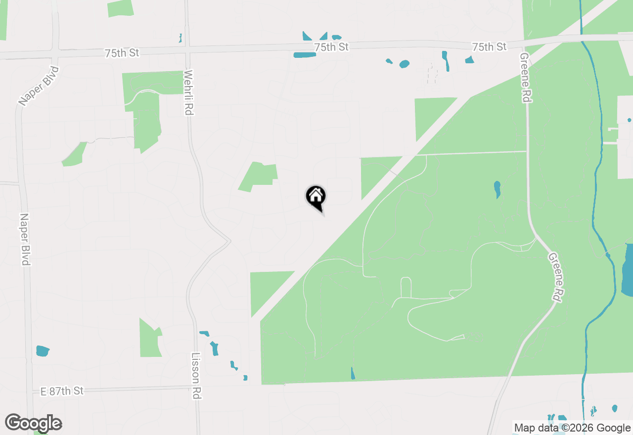 Map of 1799 Denison Road, Naperville, IL 60565