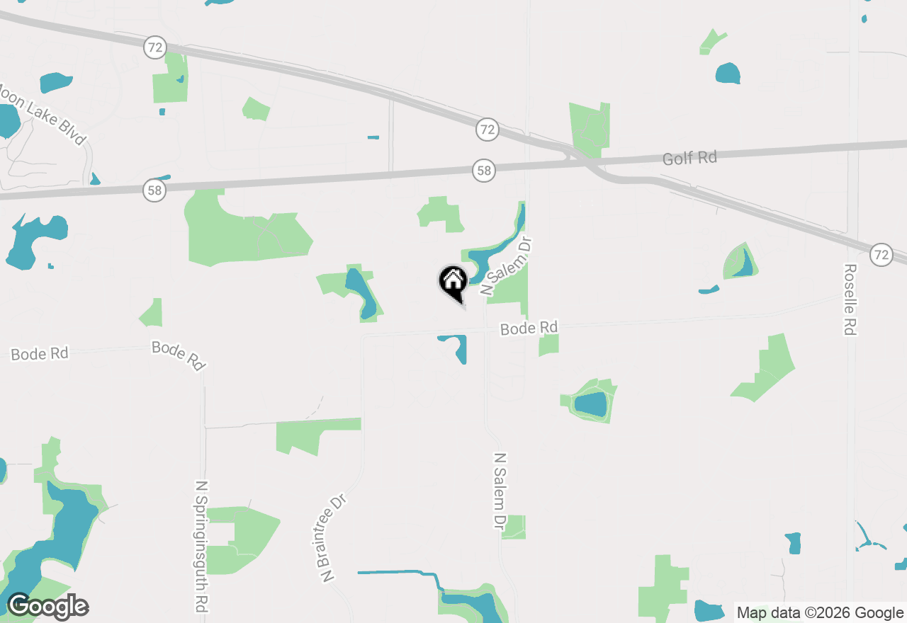 Map of 880 Colony Lake Drive, Schaumburg, IL 60194