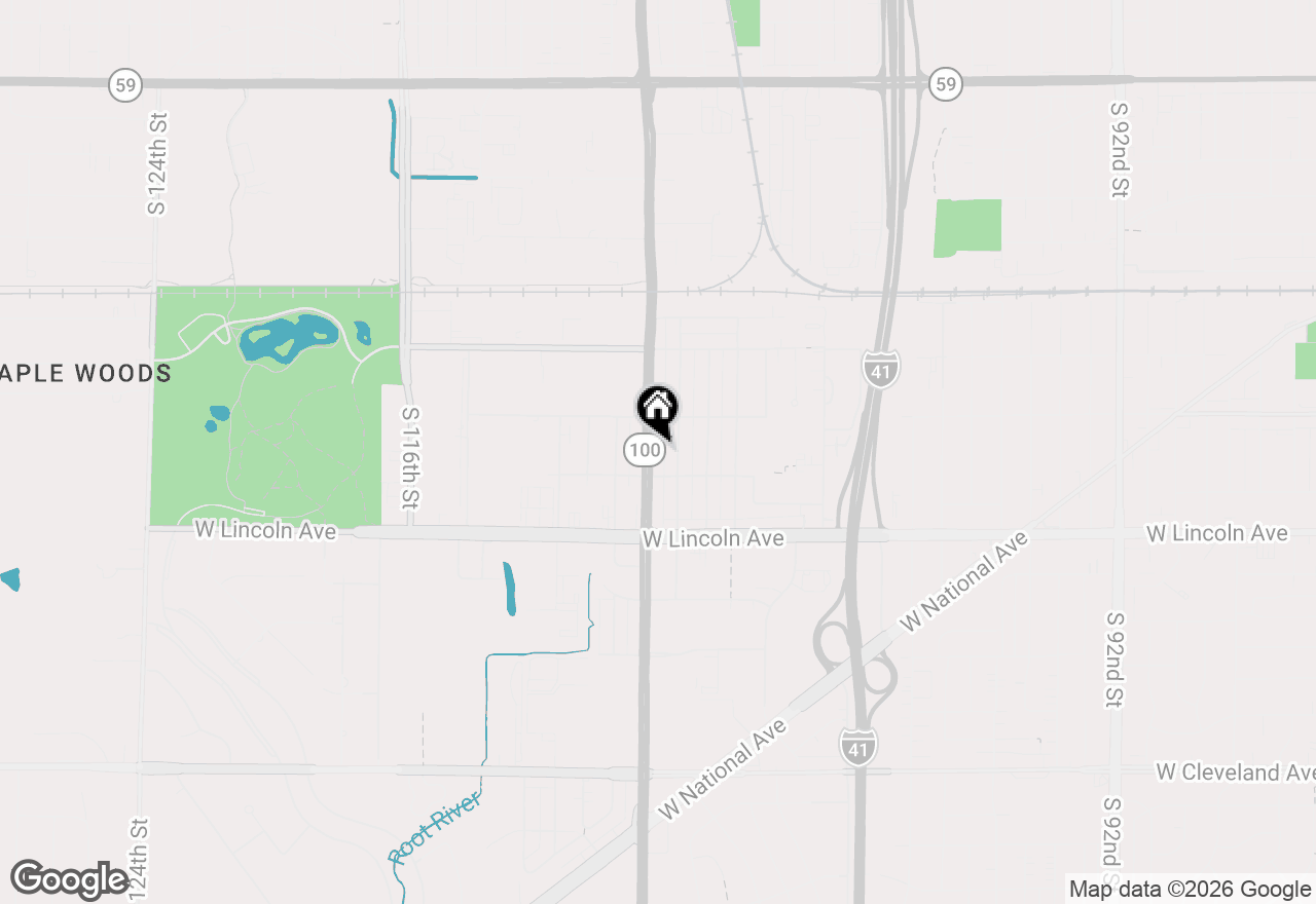 Map of 2144 S 108th St, West Allis, WI 53227