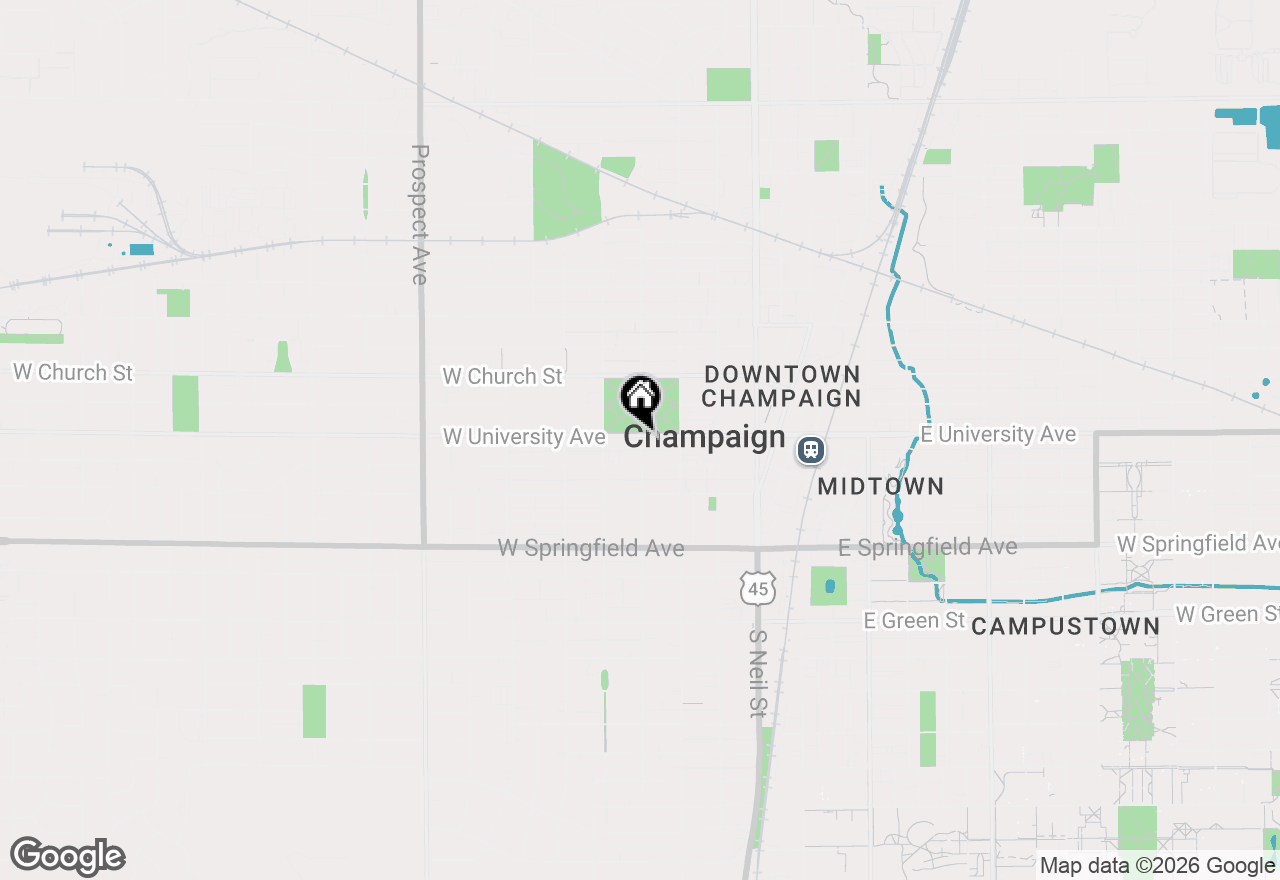 Map of 405 W University Avenue #503, Champaign, IL 61820