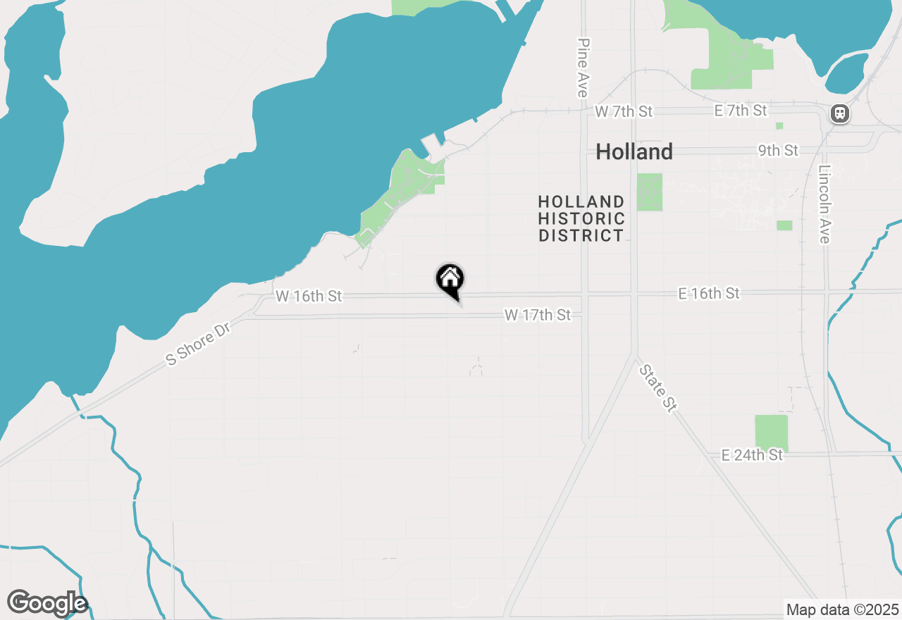 Map of 405 Van Raalte Avenue, Holland, MI 49423