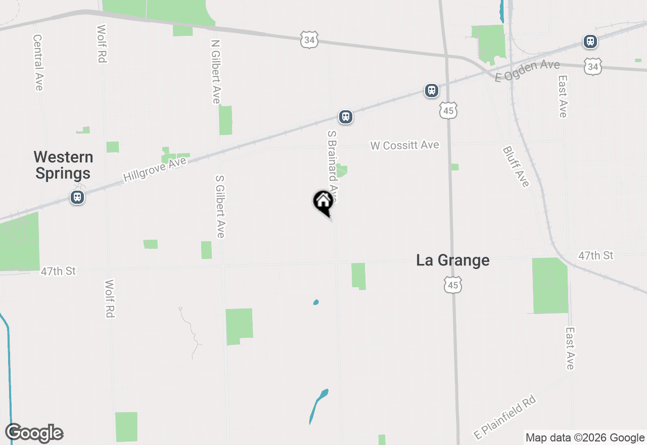Map of 337 S Park Avenue, La Grange, IL 60525