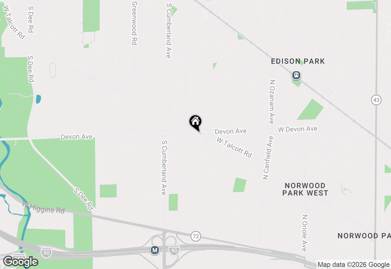 Map of 619 Devon Avenue, Park Ridge, IL 60068