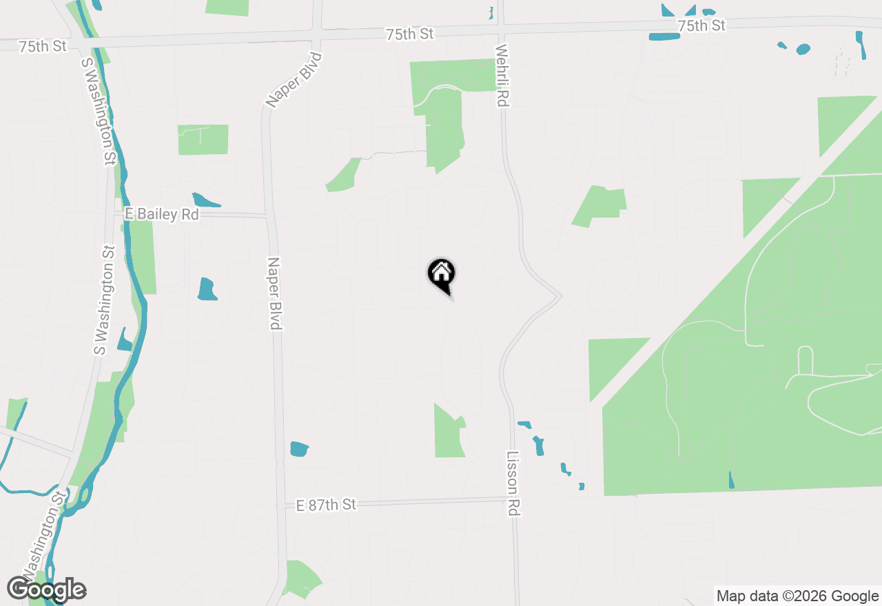 Map of 1217 River Oak Drive, Naperville, IL 60565