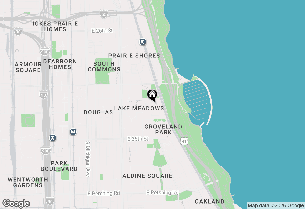 Map of 601 E 32nd Street #1001, Chicago, IL 60616