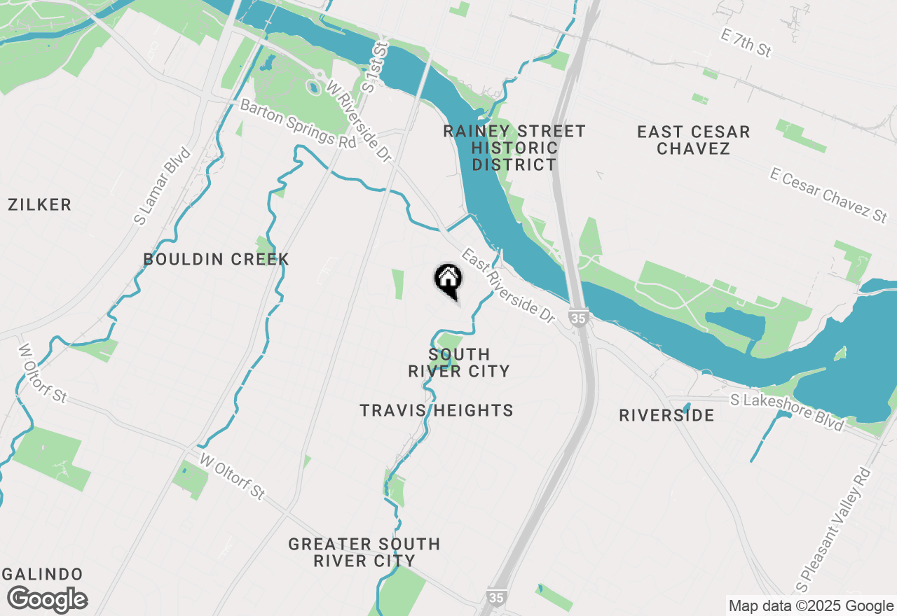 Map of 1227 Newning Ave #3, Austin, TX 78704