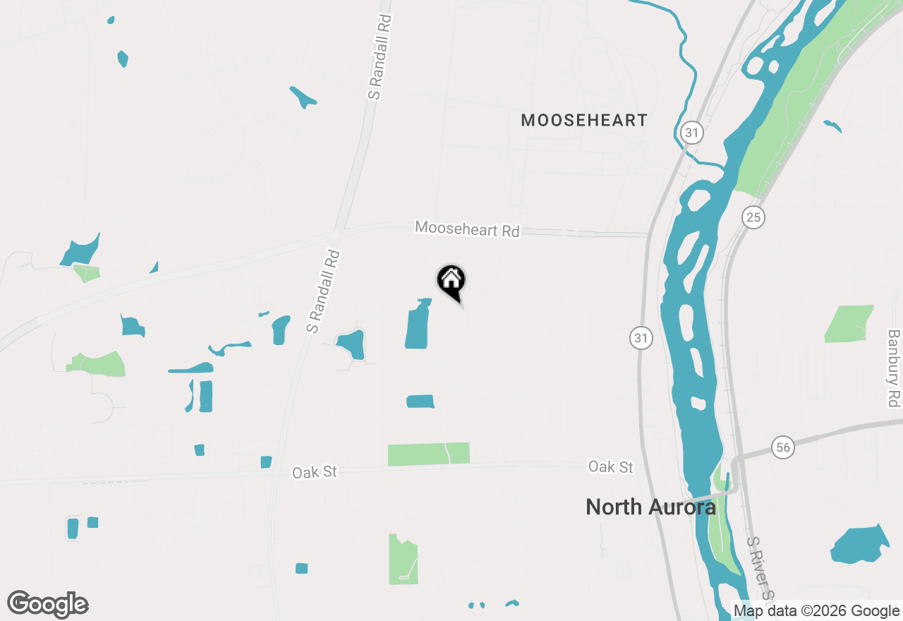 Map of 441 N Sycamore Lane, North Aurora, IL 60542