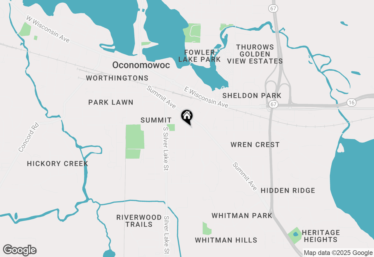 Map of 509 E Jefferson St #B, Oconomowoc, WI 53066