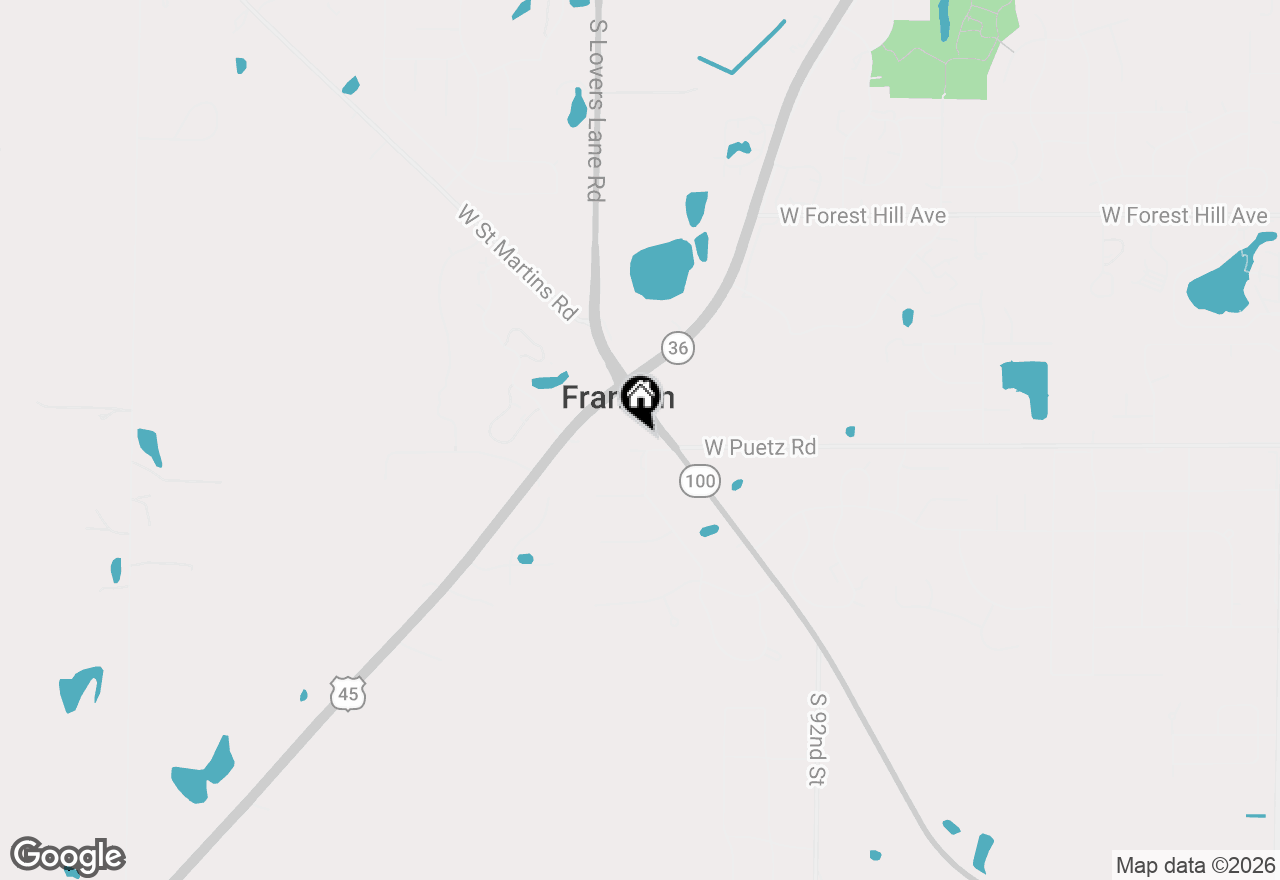 Map of 9880 W Puetz Rd #9882, Franklin, WI 53132