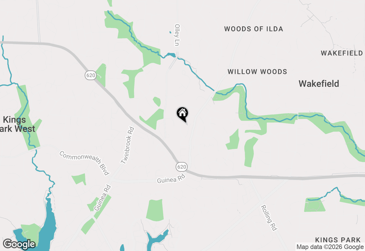 Map of 4917 Bexley Lane, Fairfax, VA 22032