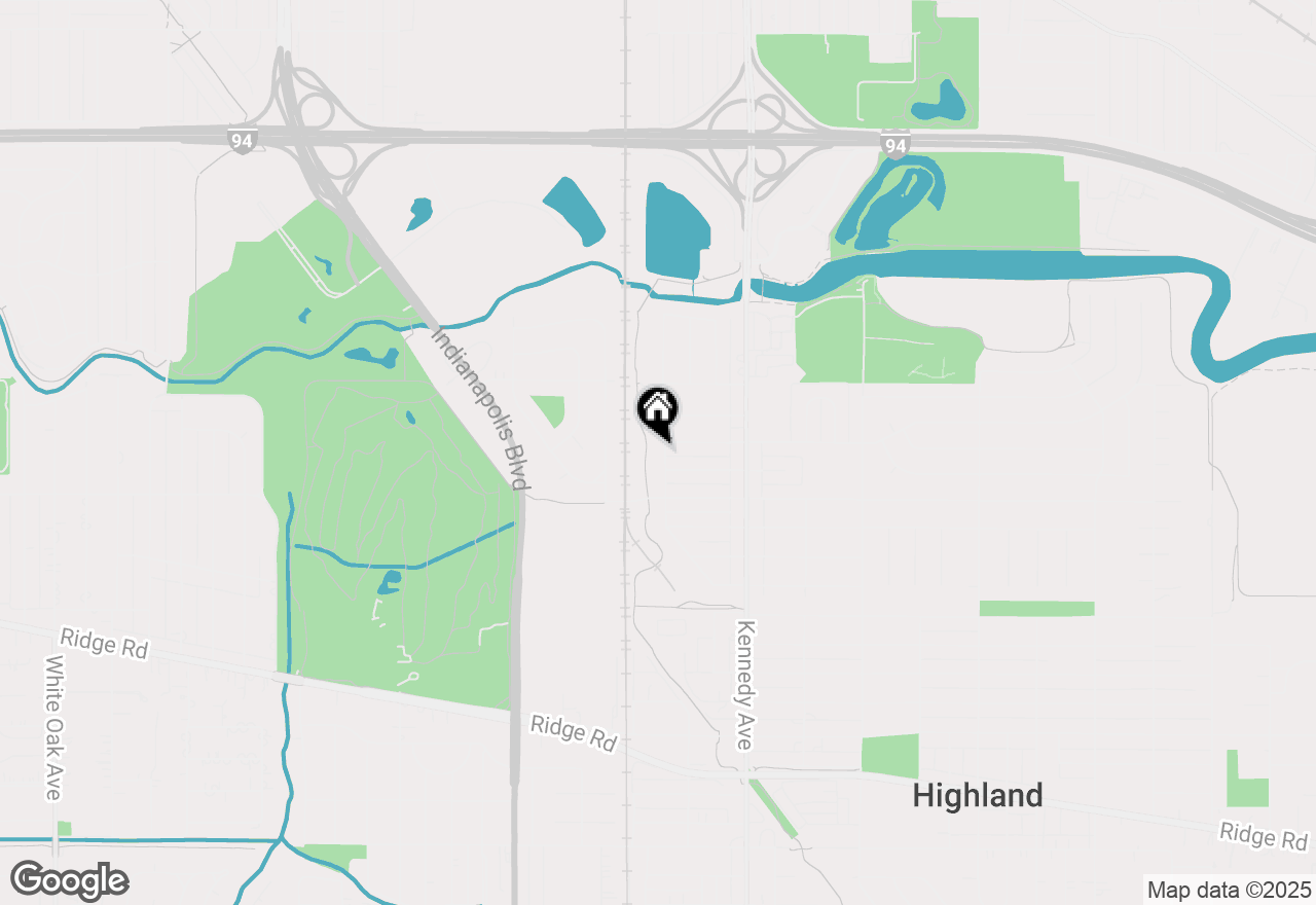 Map of 8208 Gordon Drive, Highland, IN 46322