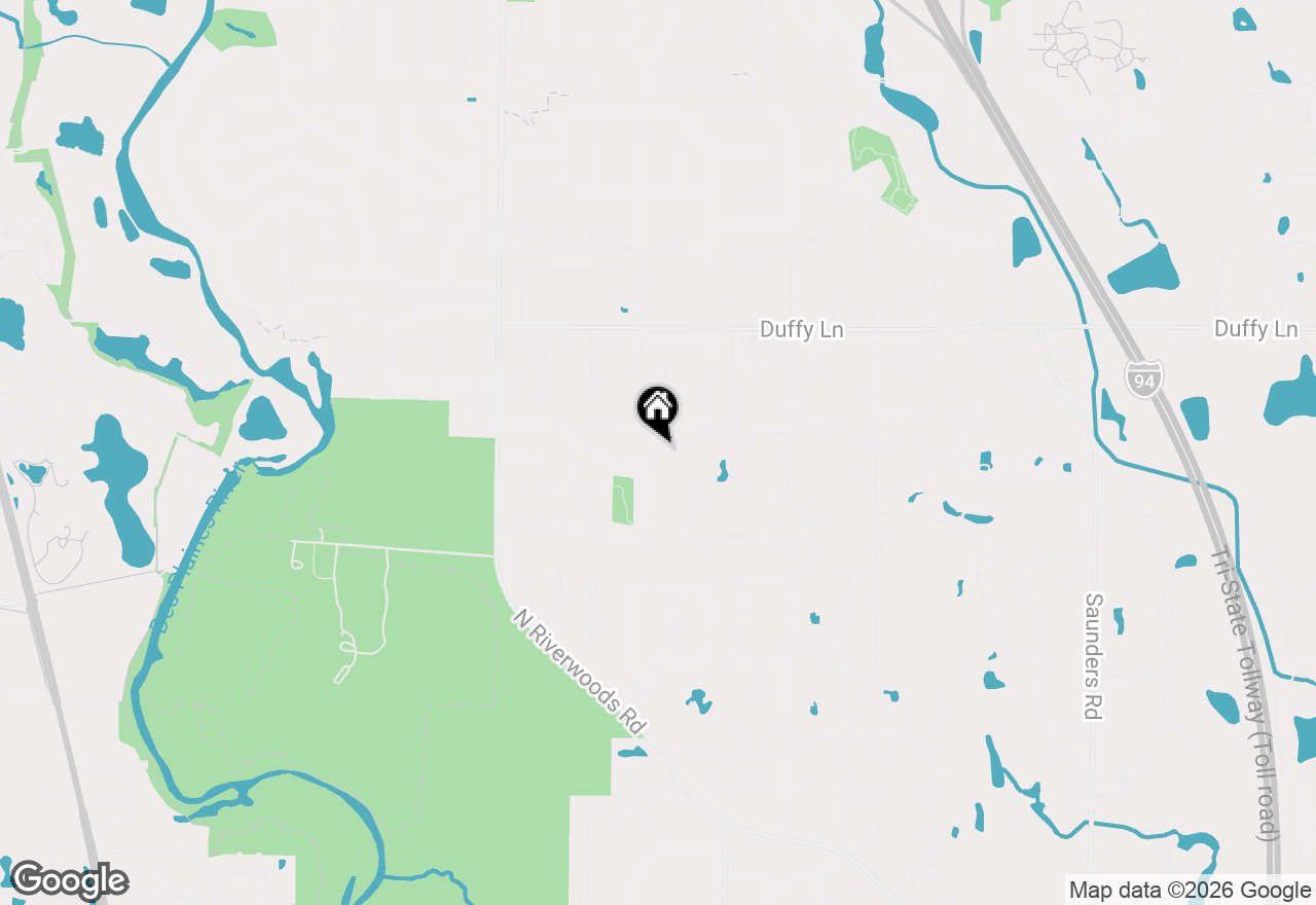 Map of 38 Fox Trail, Lincolnshire, IL 60069