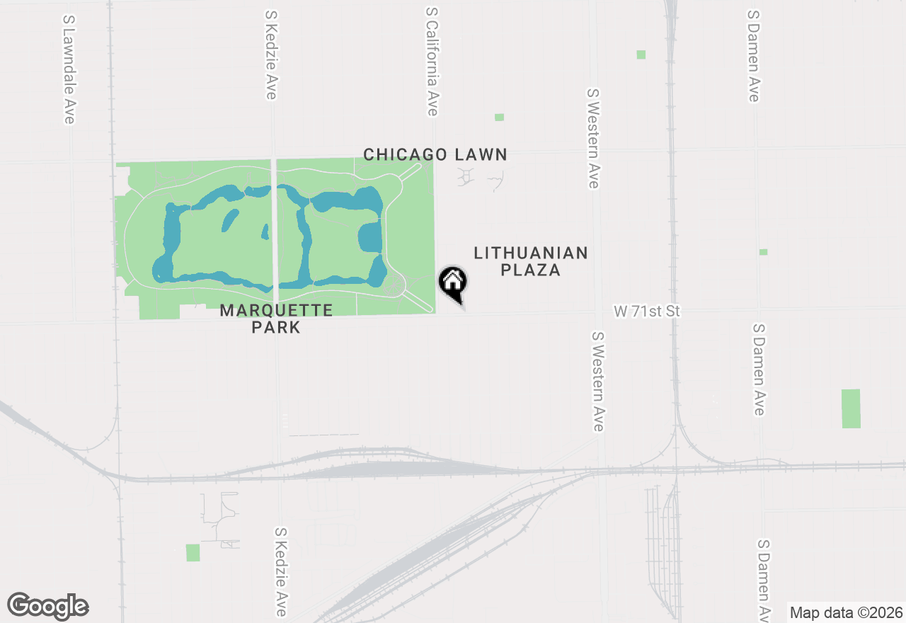 Map of 7058 S Fairfield Avenue #GARDEN, Chicago, IL 60629