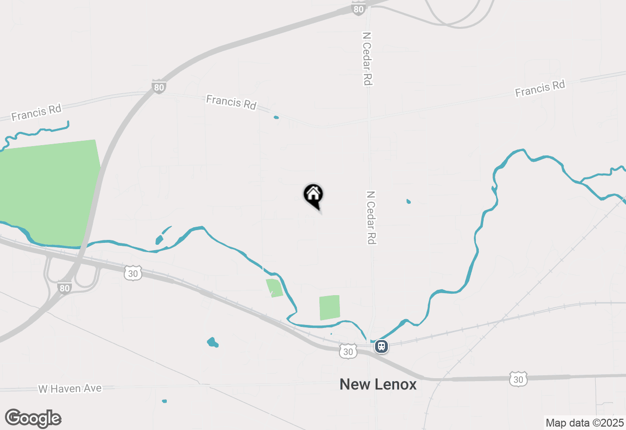 Map of 205 W Wood Street, New Lenox, IL 60451