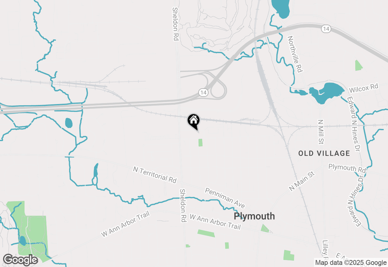 Map of 1405 Gold Smith, Plymouth, MI 48170