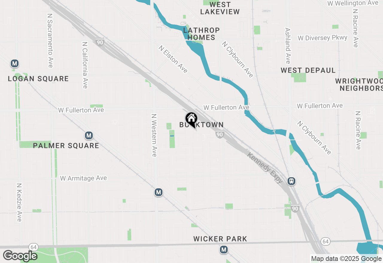 Map of 2239 N Leavitt Street #2E, Chicago, IL 60647