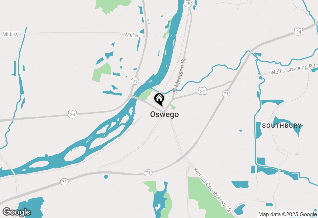 Map of 76-78 Main Street, Oswego, IL 60543