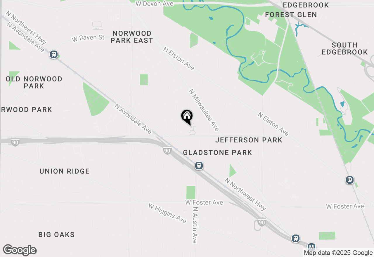 Map of 5626 N Mcvicker Avenue, Chicago, IL 60646