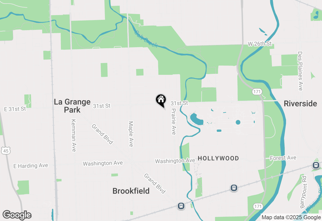 Map of 3123 Sunnyside Avenue, Brookfield, IL 60513