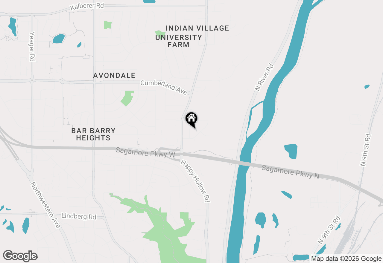 Map of 2616 Willow Drive, West Lafayette, IN 47906