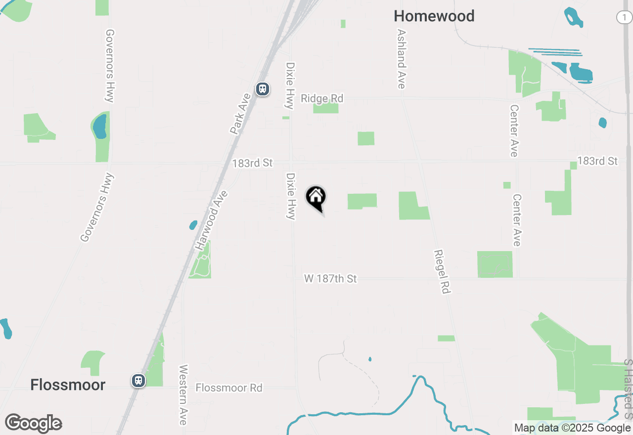 Map of 18466 Gottschalk Avenue, Homewood, IL 60430