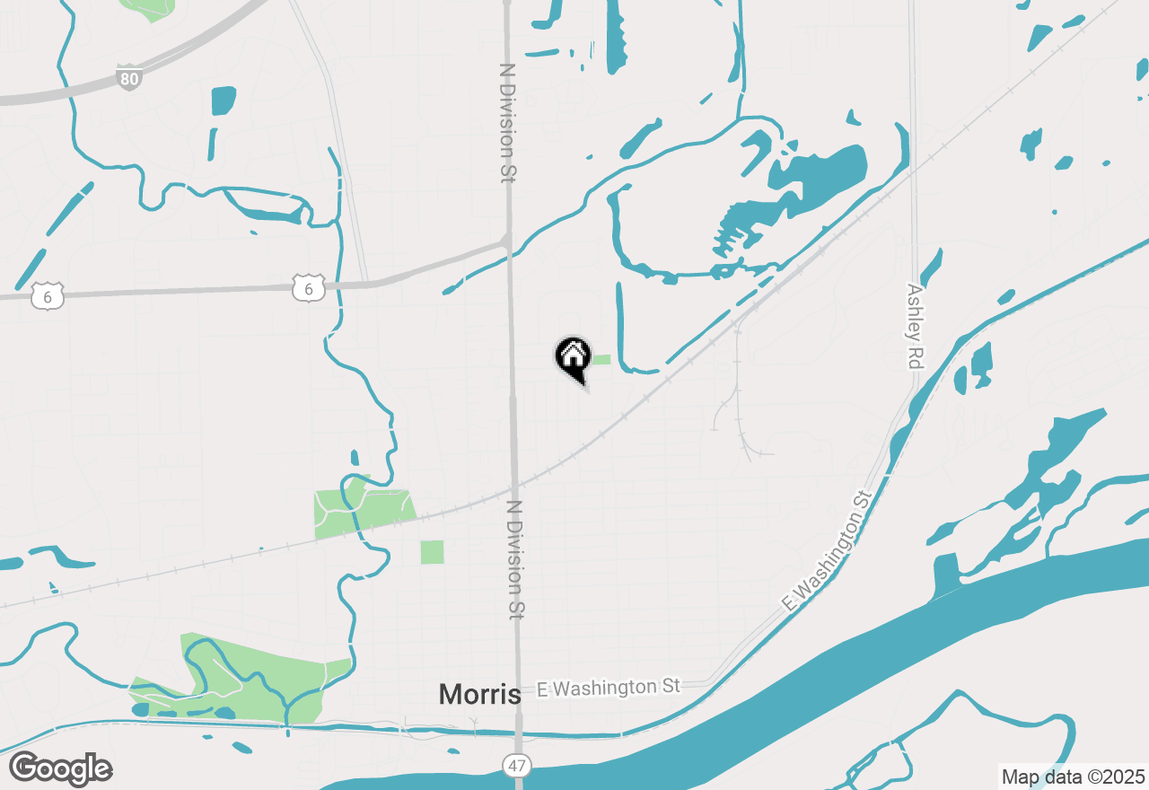 Map of 1228 Grant Street, Morris, IL 60450