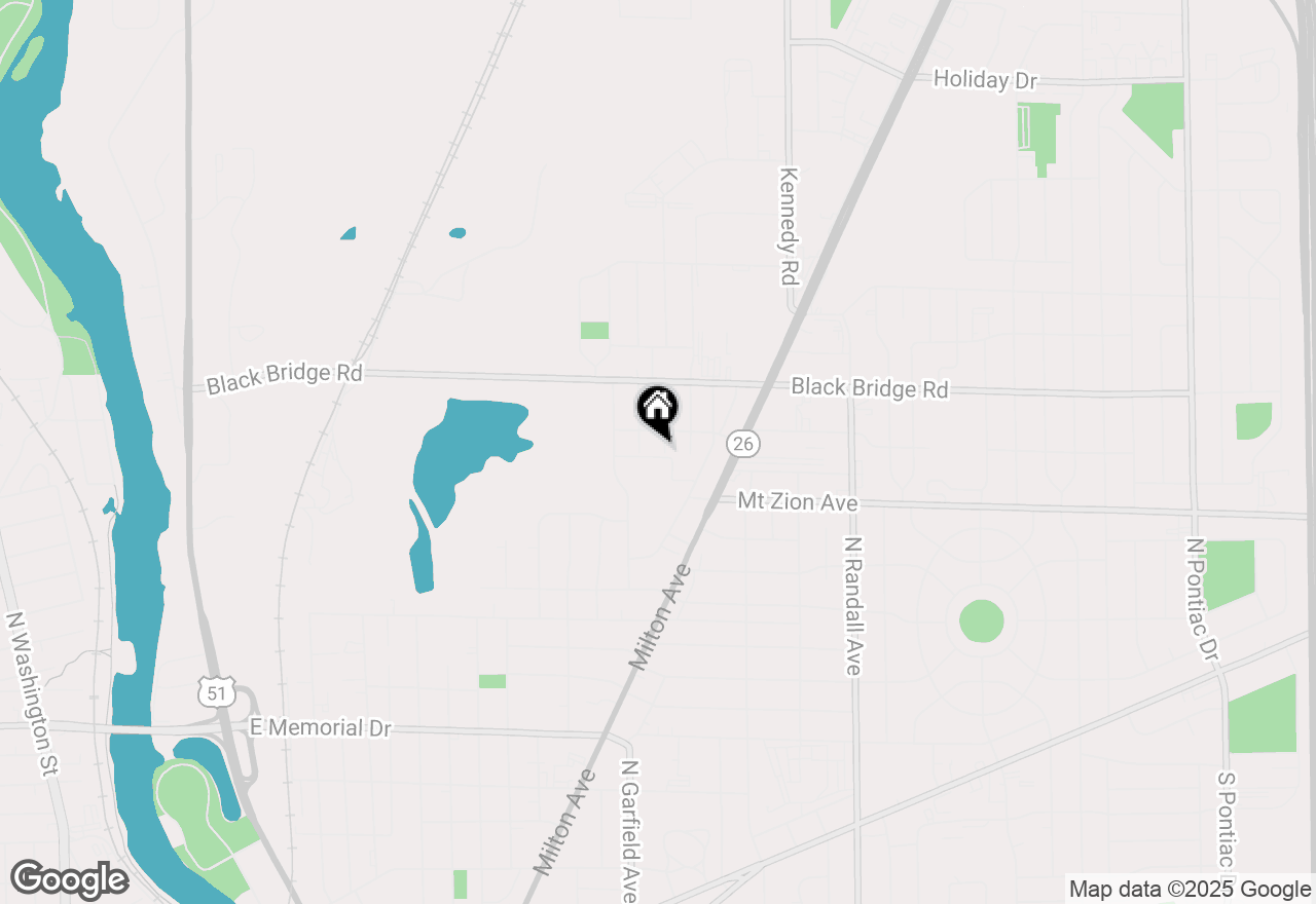 Map of 1405 Foster Avenue, Janesville, WI 53545