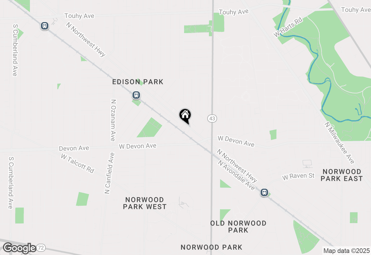 Map of 6514 N Northwest Highway #B, Chicago, IL 60631