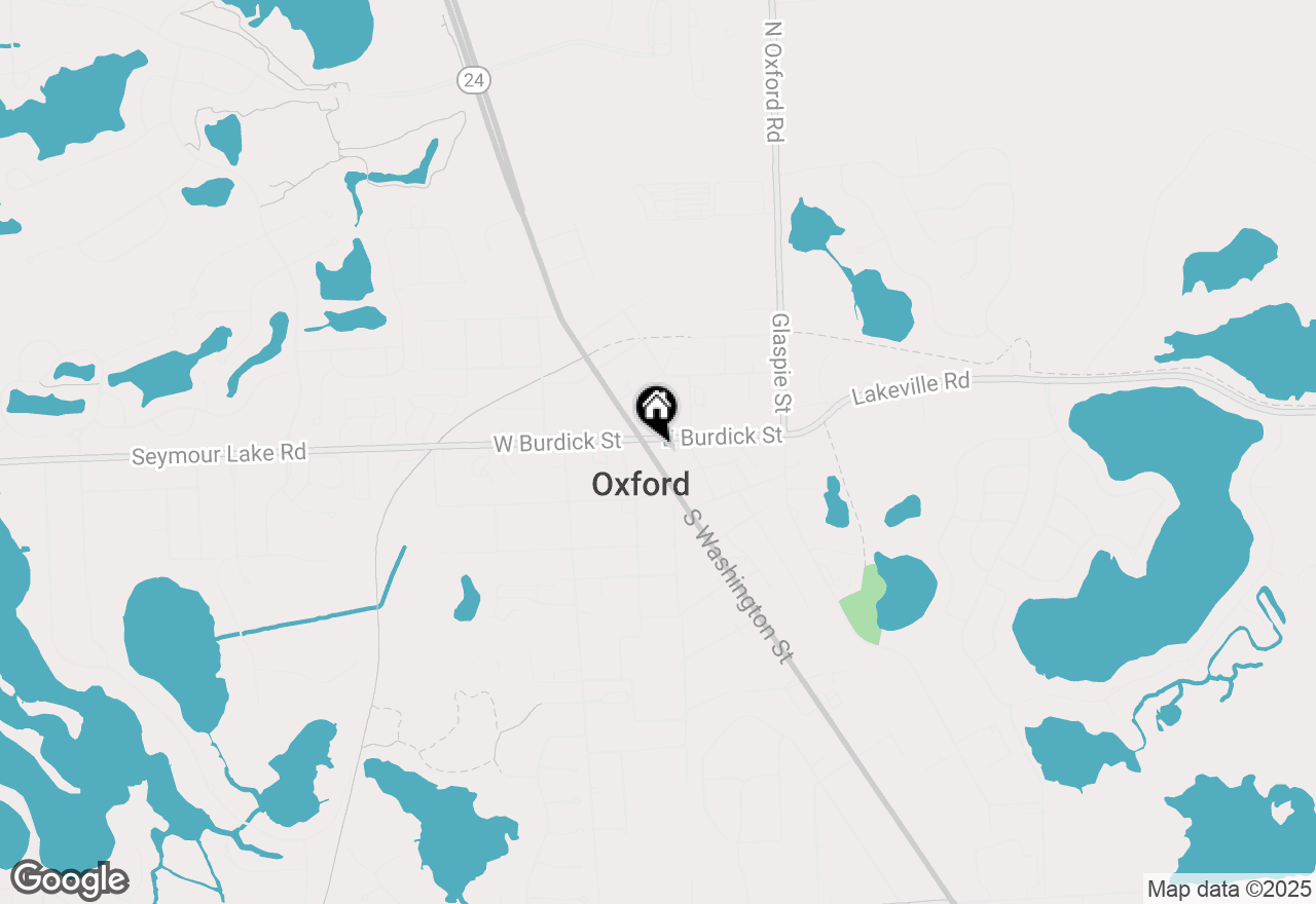 Map of 18 S Washington Street, Oxford, MI 48371
