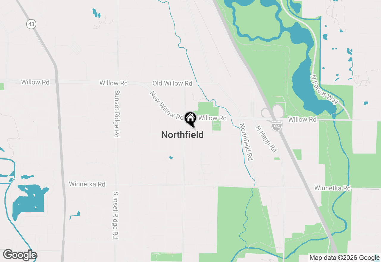 Map of 314 Eaton Street, Northfield, IL 60093