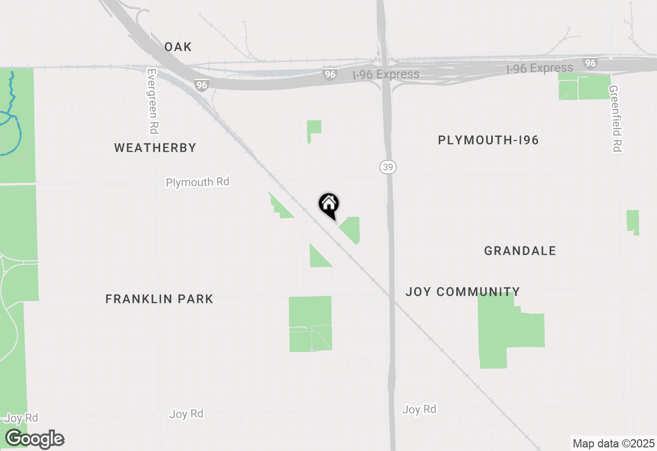 Map of 18415 Weaver Street, Detroit, MI 48228