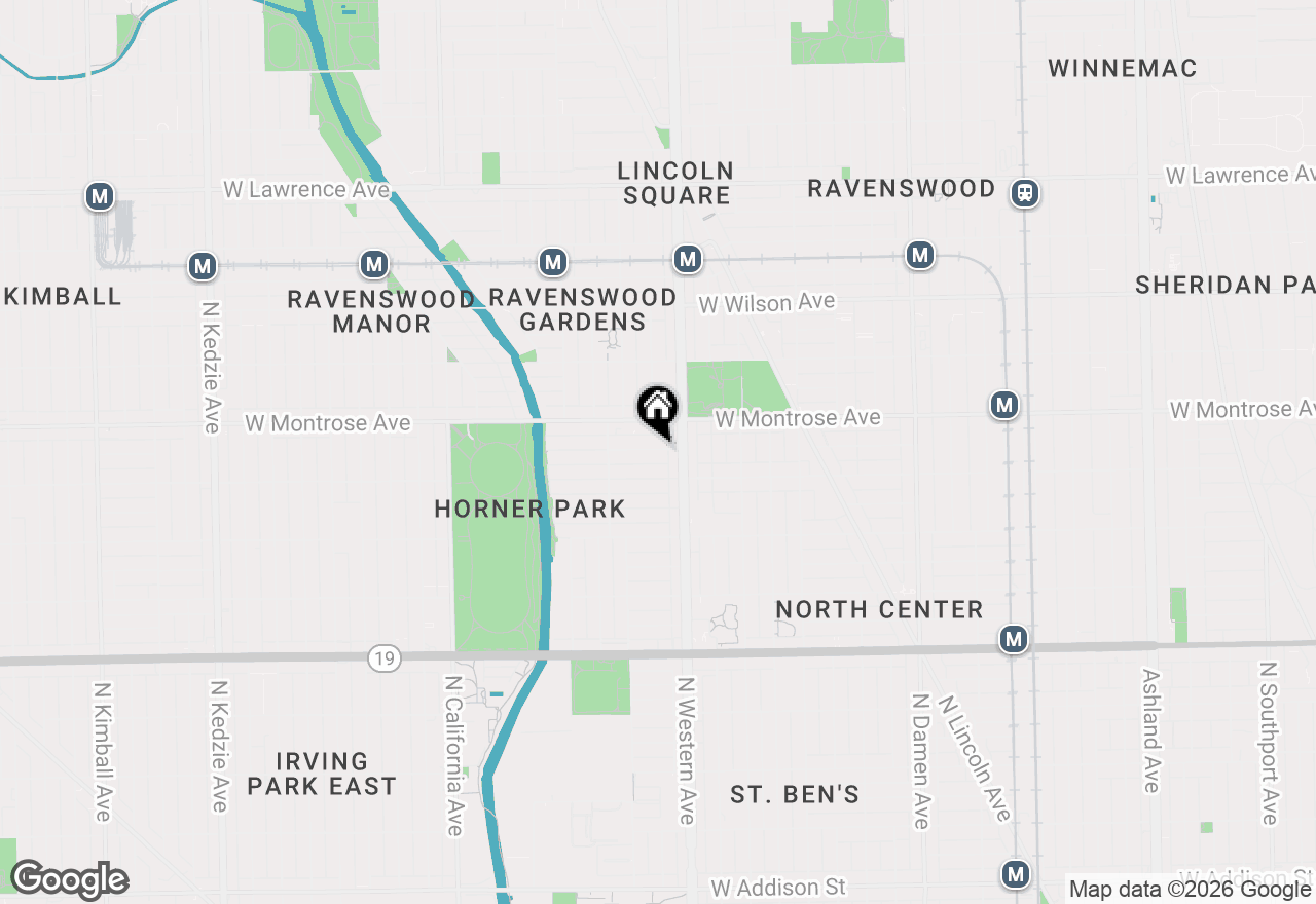 Map of 2429 W Pensacola Avenue, Chicago, IL 60618