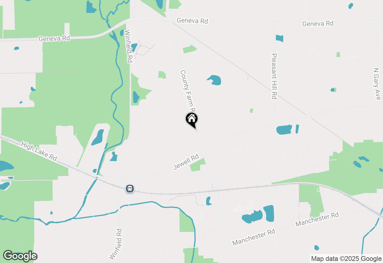 Map of 27W075 Fleming Drive, Winfield, IL 60190