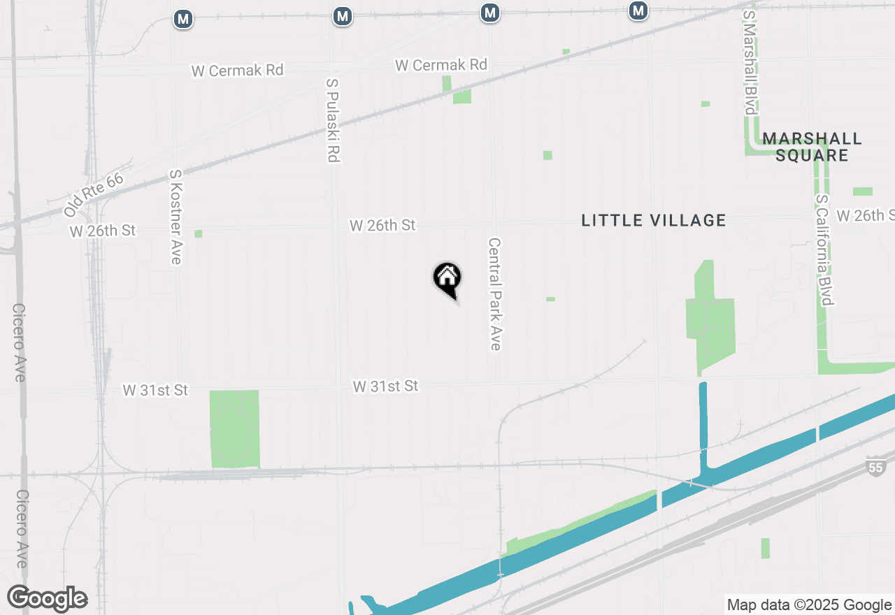 Map of 2800 S Lawndale Avenue, Chicago, IL 60623