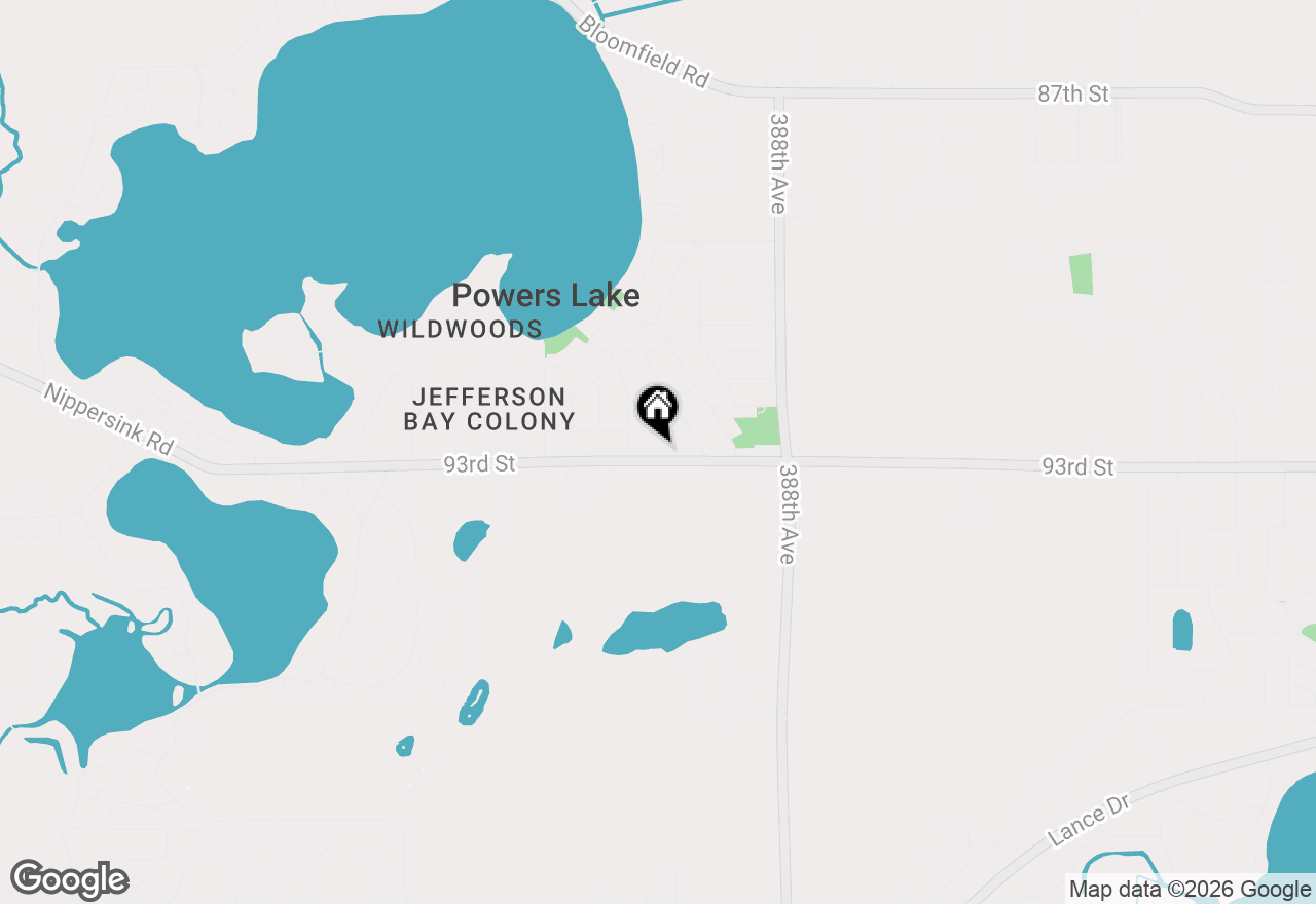 Map of 39240 93rd St, Genoa City, WI 53128