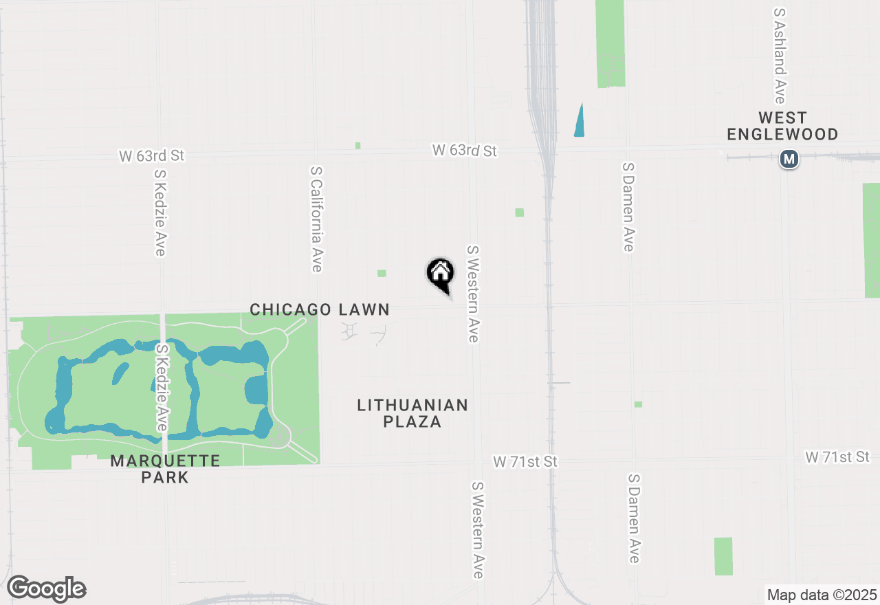 Map of 2452 W Marquette Road, Chicago, IL 60629