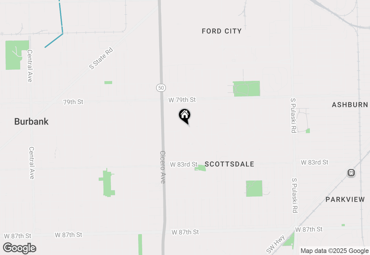 Map of 8100 S Scottsdale Avenue, Chicago, IL 60652