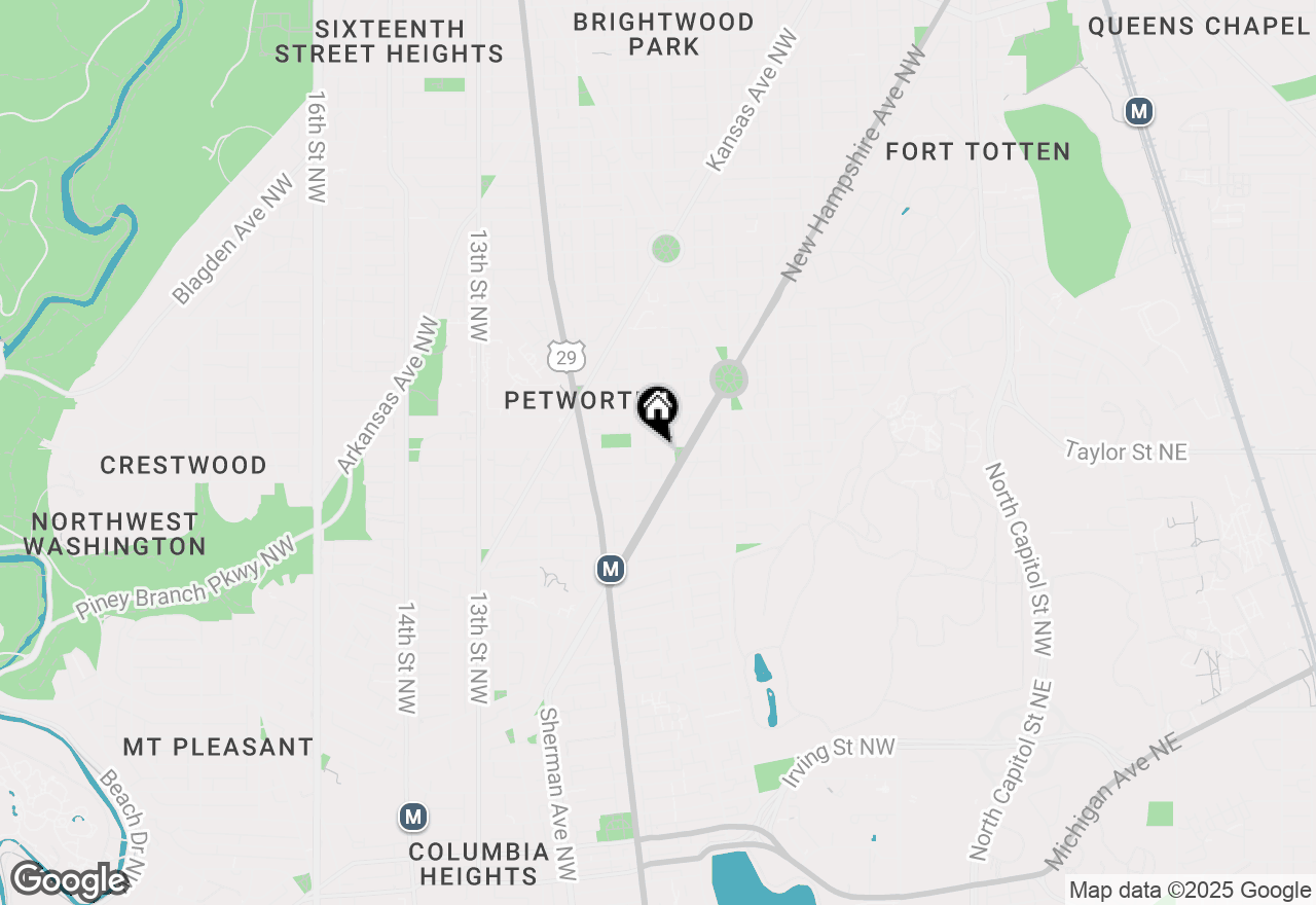 Map of 710 Taylor Street Nw, Washington, DC 20011