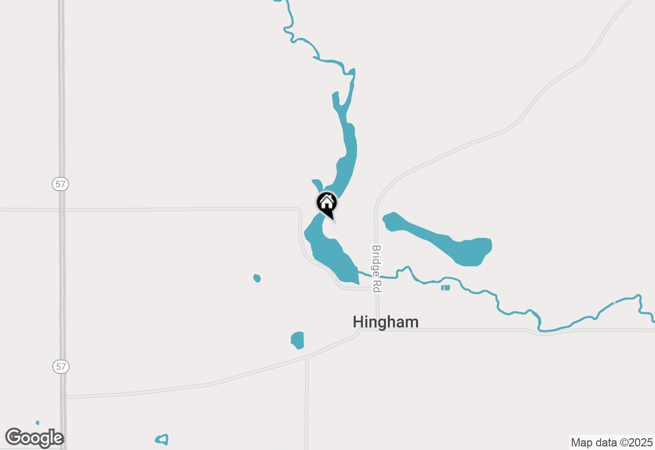 Map of W4453 River Bend Dr, Waldo, WI 53093