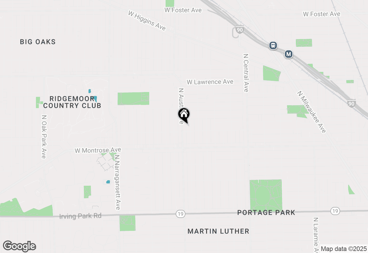 Map of 4517 N Austin Avenue, Chicago, IL 60630