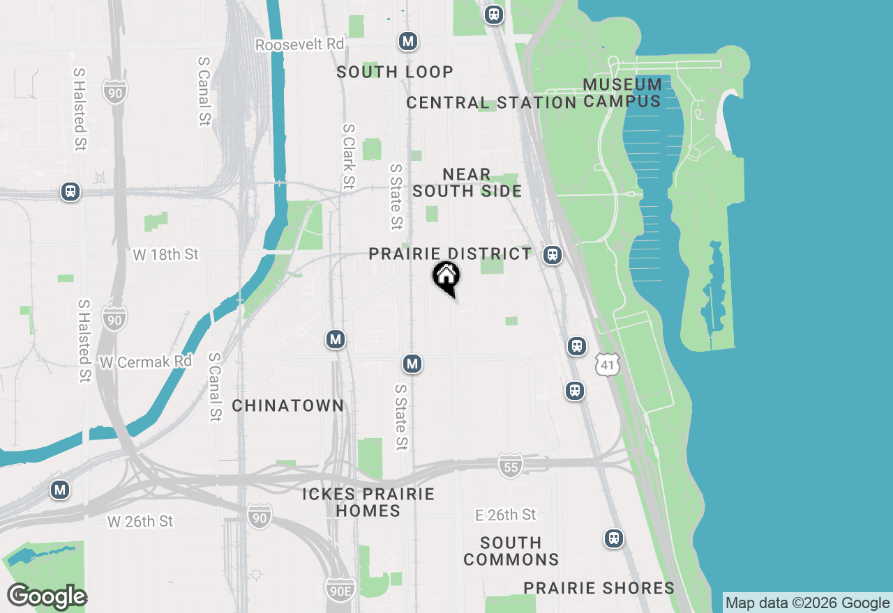 Map of 2000 S Michigan Avenue #210, Chicago, IL 60616