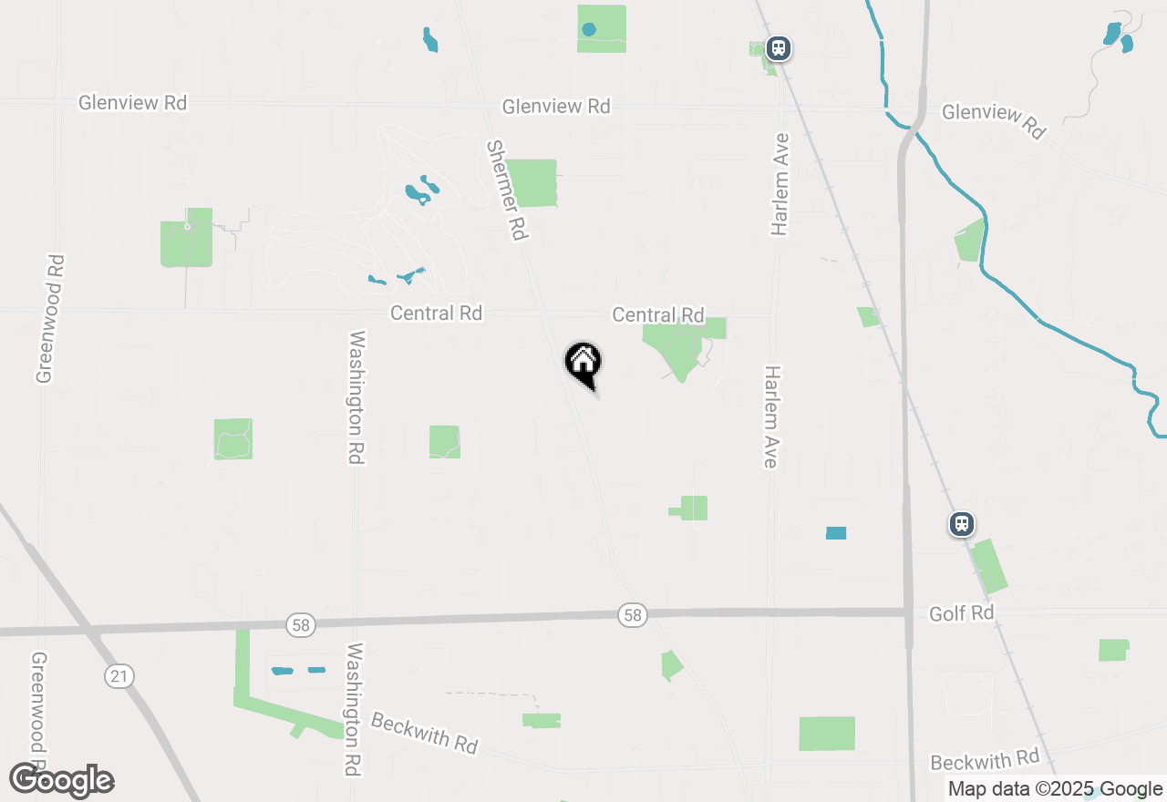 Map of 2232 Harrison Street, Glenview, IL 60025