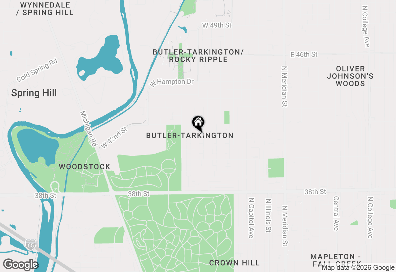 Map of 530 W 41st Street, Indianapolis, IN 46208