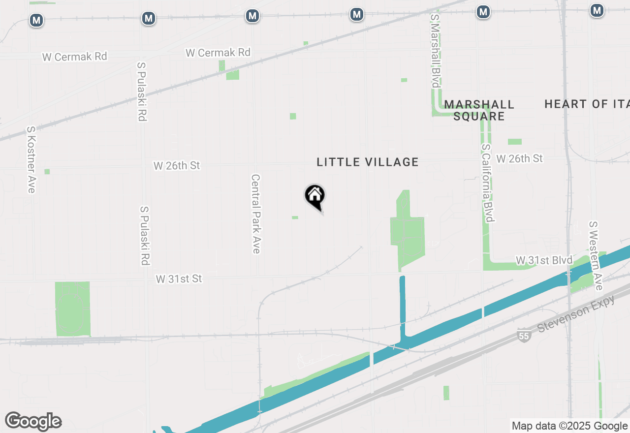 Map of 2757 S Homan Avenue, Chicago, IL 60623