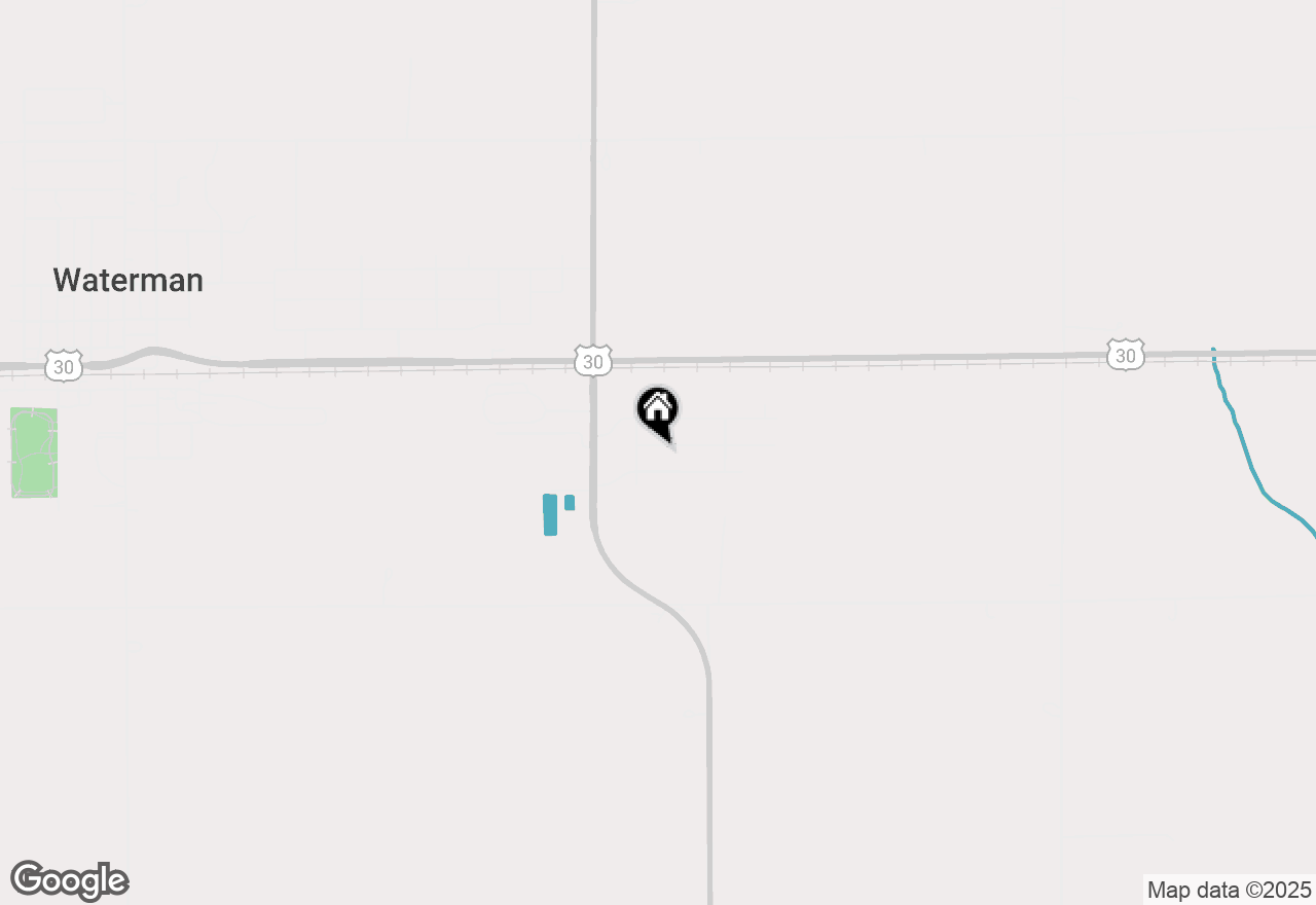 Map of 205 Chesterfield Drive, Waterman, IL 60556